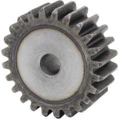 LYMFE Industrielles Stirnradgetriebe 1 Stück 2M Zahnrad 26/27/28/29 T Prozessloch 12 mm Zahnrad Ritzel aus kohlenstoffarmem Stahl Gesamthöhe 20 mm (Izmērs : 27 zobi (caurums 12 mm))