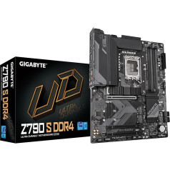 Gigabyte Z790 S DDR4 Motherboard - Supports Intel Core 14th CPUs, 8+1+1 Phase Digital VRM, up to 5333MHz DDR4, 3xPCIe 4.0 M.2, 2.5GbE LAN, USB 3.2 Gen 2