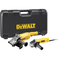 Dewalt DWE49 4TWIN leņķa slīpmašīnas dubultkomplekts 2/230/125 mm