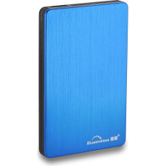 Blueendless portatīvais ārējais cietais disks USB 3.0 2,5 collas datoram (320 GB, zils)