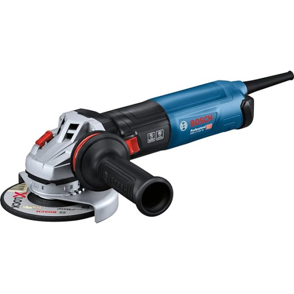 Bosch Professional Winkelschleifer GWS 17-125 TS (1.700 Watt, Zusatzhandgriff, Schutzhaube, anklippbare Trennschutzhaube, Staubfilter, Zweilochschlüssel, Aufnahmeflansch, Spannmutter, im Karton)