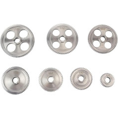 Xnzmyld 7 stücke Imperial Change Gear Set Fit Fit WM210V. Drehmaschine Machine Inch Thread Gear Set xiaolu