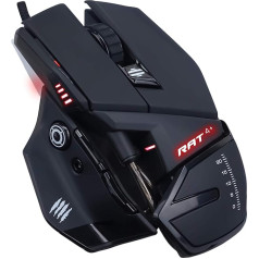 MadCatz R.A.T. 4+ optiskā spēļu pele, melna