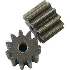 Rūpnieciskās maisīšanas ierīces 11T 1M Getriebe aus Kohlenstoffstahl, Außendurchmesser = 13 mm, Höhe = 10 mm, mechanische Motorteile, Metallritzel, Loch 3 mm-6 mm (Izmērs : 5mm, Krāsa : 11 zobi x1Piec