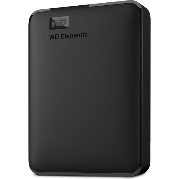 WD Elements Portable 6TB USB 3.0 ārējais cietais disks - Plug and Play - formatēts operētājsistēmai Windows - melns