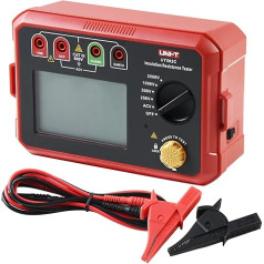 UNI-T UT502C Izolācijas pretestības testeris 2500V 20.0GΩ Izolācijas mērītājs Izolācijas testeris Izolācijas testeris Digitālais megomērs Ohm Tester Automātiskais diapazons ar fona apgaismojumu