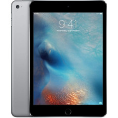 2015 Apple iPad Mini 4 (7,9 Zoll, WLAN, 128 GB) Space Grau (Latvija)