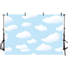 MEHOFOTO Photo Studio Backdrop Props Kids Birthday Party Decoration Boys Baby Shower Photography Background Banner for Cake Table Accessories 7x5ft