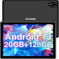 DOOGEE U10 PRO Tablet 10 Inch Android 13 Tablet PC, 20 GB RAM 128 GB ROM (TF 1 TB), 5060 mAh Battery, Children's Tablet HD, 8 MP Camera, 3.5 mm Jack Headphones/BT 5.0/WiFi6/OTG, TÜV Eye Protection,