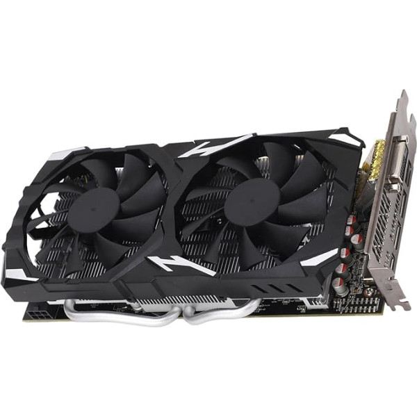 Goshyda RX 580 Grafiskā karte 8GB GDDR5 256bit 3X DP HDMI DVI izeja Atbalsta 8K 16 PCI Express 3.0 2 ventilatori Spēļu grafiskā karte mājas birojam