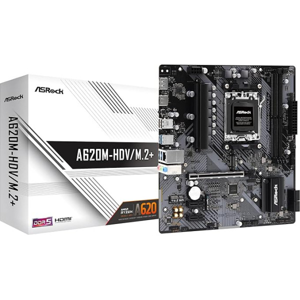 Asrock A620M-HDV/M.2+ pamatplate