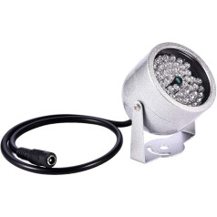 Ejoyous 48 LED Illuminator Light CCTV IR infrasarkanā lampa, Illuminator Lights ūdensizturīgs infrasarkanais nakts apgaismojums CCTV kamerai IP65