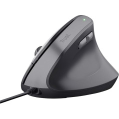 Trust Souris Ergonomiskā filaire Bayo II Black