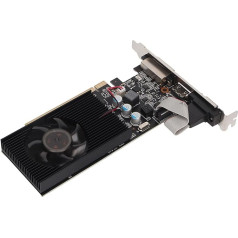 Goshyda GT 610 2GB DDR3 Grafiskā karte Atbalsta DirectX 11 64bit Viena ventilatora GPU GPU PC Gaming Grafiskā karte PCI Express 2.0 VGA DVI HDMI