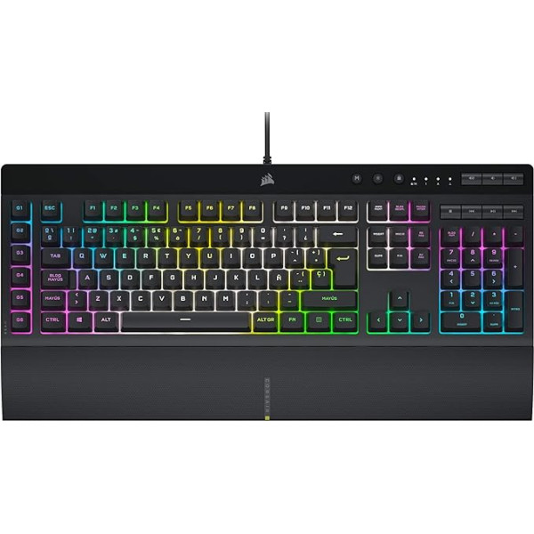 Corsair Teclado USB K55 RGB Pro XT Gaming spēļu papildaprīkojums