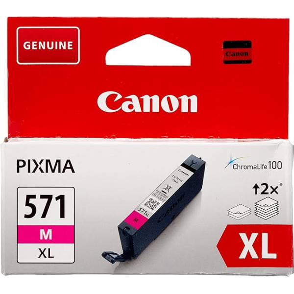 Canon CLI-571M XL tintes kasetne 11 ml, purpursarkana