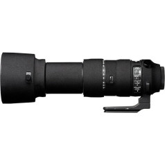 easyCover - Lens Oak - Objektivschutz - Schutz für Ihr Kameraobjektiv - Geeignet für Sigma 60-600mm F4.5-6.3 DG OS HSM | S - Schwarz