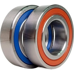 1pcs 7207C B7207C T P4 DT 35x72x17 Angular Contact Bearings Speed Spindle Bearings CNC DT Configuration ABEC-7 (Size : DF)