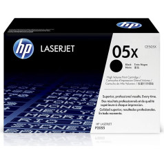 HP 05X oriģinālais augstas ražības toneris (piemērots HP LaserJet HP LaserJet P2055x (CE460A # ABA); HP LaserJet P2055dn (CE459A # ABA); HP LaserJet P2055d (CE457A # ABA) melns