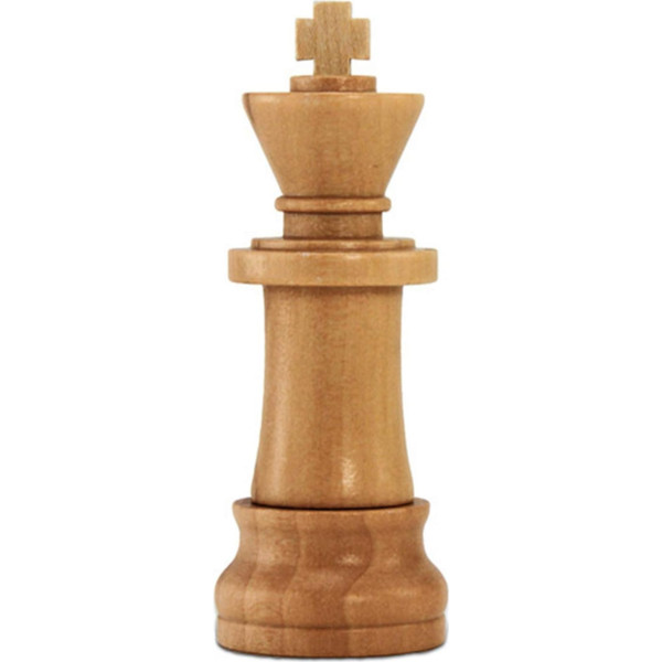 Ulticool - König Chess Figure Wooden 128 GB - 3.0 High Speed - Chess King Wood USB zibatmiņas karte - Šahs - Memory Stick datu glabāšana - Pen Drive - Memory Stick - Wood Brown