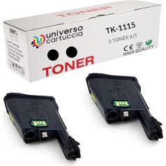 Kyocera TK-1115 Black Original 1T02M50NL1 Savietojams ar ECOSYS FS-1041, FS-1220MFP, FS-1320MFP (2 TK115)