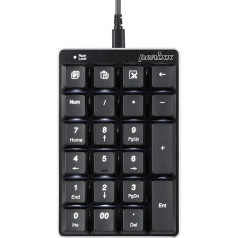 Perixx PERIPAD-303 Mehāniskā ciparu tastatūra ar fona apgaismojumu - USB - 22 taustiņi - brūns Kailh slēdzis