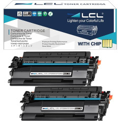 LCL 26A 26X CF226A CF226X (2 melni) saderīga tonera kasetne priekš HP Laserjet Pro M402n M402d M402d M402dn M402dne M402dw MFP M426 MFP M426dw MFP M426fdn MFP M426fdw MFP M426fdw