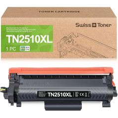 swiss toneris TN2510XL Toner Kompatibel für Brother TN2510 TN-2510 TN-2510 TN-2510XL für Toner Brother MFC-L2835DW HL-L2400DWE DCP-L2620DW DCP-L2627DW DCP-L2660DW MFC-L2835DW MFC-L2860DW MFC-L2827DW,1 Schwarz