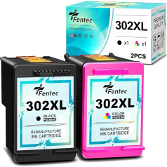 FENTEC Printeru kasetnes 302 XL saderīgas ar HP 302 XL tintes kasetnēm HP 302 Multipack priekš HP Envy 4525 4520 4522 4523 4524 Officejet 5230 3831 3830 3833 4650 5658 DeskJet 3636 36 36 30 36 39 2130