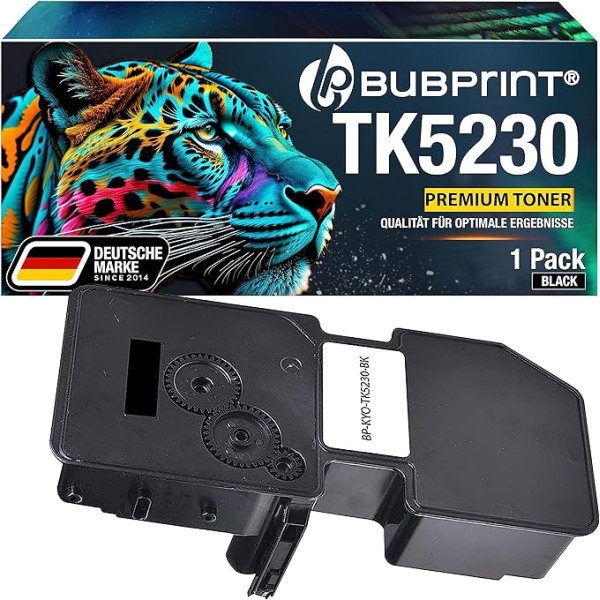 Bubprint Toneris, kas ir saderīgs ar Aizstāt Kyocera TK-5230K TK-5230 priekš ECOSYS M5521cdw M5521cdw P5021cdw P5021cdw P5021cdn P5021 TK 5230 Black