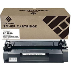 ZOOMTEC 26A CF226A Tonera patrons Laserjet MFP M426dw M426fdw M426fdw M426fdn Laserjet Pro M402n M402dn M402dn M402dw (1 Pack Schwarz)