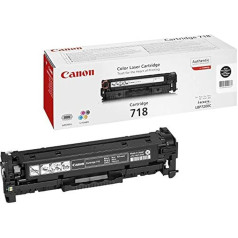 Canon 718 Bk oriģinālais toneris Schwarz für ISensys Laserdrucker