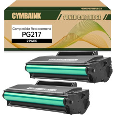 CYMBAINK Savietojams tonera kārtridžs PG-217 High Yield (2 x melns), kas ir piemērots priekš Pantum P2200, P2200W, M6507, M6507NW, M6607NW, M6607NW