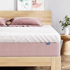 NixNap želejveida virsmatracis 160 x 200 cm, 7 cm augstuma gēls Memory Foam virsmatracis, H2 un H3 Oeko-Tex® sertificēts virsmatracis Box atsperu gultai, dīvāngultai, karavānai, elpojošs un mazgājams pārvalks