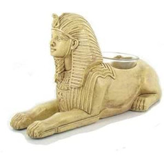 lachineuse - Egyptian Sphinx Candle Holder - Sphinx Figurine - Indoor Decoration Egypt Ancient Egypt Bust Bronze Original Gift Idea Decoration - Candle Holder Sphinx by Giza