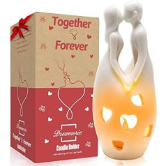 Anniversary Wedding Gifts for Her/Couple, Love Candle Holder Statue, Bridal Shower Engagement Gift for Women, Wife, Bride, Husband, Romantic Valentine's Day Gifts for Her