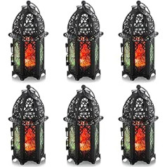 Moroccan Art Candle Lantern - Large for Patio, Home/Outdoor, Events, Parties and Weddings