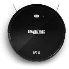 SPC Baamba® Gyro Pro Suction 4400 viedais WiFi putekļu sūcējs: inteliģentā tīrīšana 4.0, 6 tīrīšanas režīmi, 4 sūkšanas līmeņi, 3 tīrīšanas režīmi, 5200 mAh akumulators, lietotne