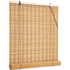 Cy.curtain spilgtas bambusa žalūzijas, bambusa žalūzijas iekštelpu koka aizkaru rullo žalūzijas Aizsardzība pret sauli un privātums logiem un durvīm 150x175cm