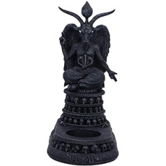 Nemesis Now Baphomet's Devotion tējas sveces turētājs, melns, 17 cm