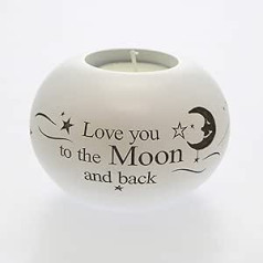 Ar noskaņojumu teica Arora Design Love You To The Moon and Back Tea Light Holder