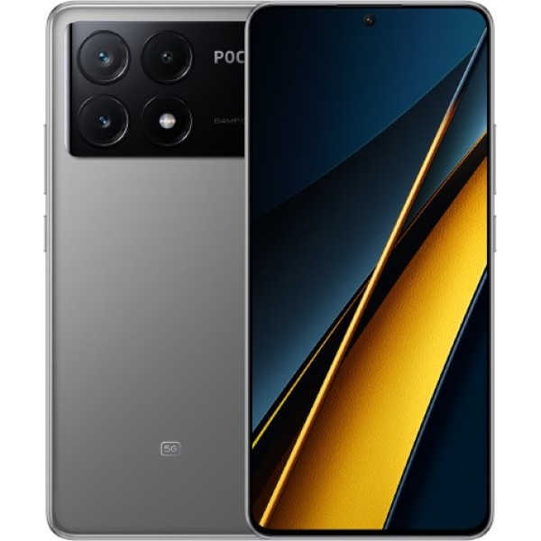 Viedtālrunis poco x6 pro 5g 12/512gb pelēks