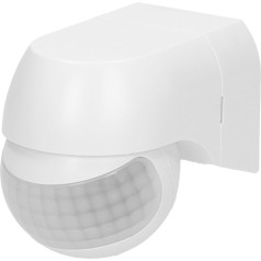 Kustības sensors 180st. IP44, 800 W, mini, balts