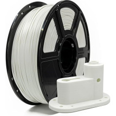 Flashforge ASA filaments 1,75 mm, 3D printera filaments, 1 kg spole, izmēru precizitāte +/- 0,02 mm, videi draudzīgs, bez dūmiem un smakām (balts, ASA)