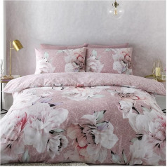 GC GAVENO CAVAILIA Blossom sega pārklājs King Size 3 gab. mazgājams atgriezenisks ģeometrisks gultas komplekts Blush Pink