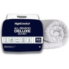 Sega Night Comfort All Seasons Deluxe Feels Like Down Anti-Allergy 10,5 Tog Light Hollowfibre (vienvietīga)