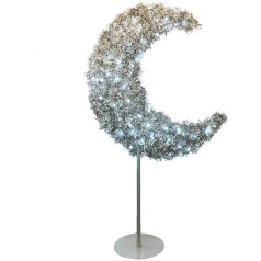 Peacock Supplies 5ft Oath Moon Tree LED Lights Silver