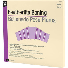 Dritz 565R Featherlite Boning By-The-Yard 12 Yards-Wei- - 12 gabalu iepakojums