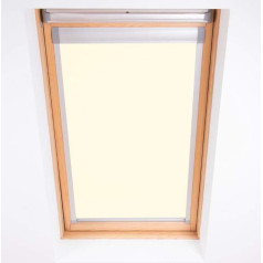 Bloc Skylight rullo žalūzijas 102 Velux jumta logam, bloķējošas, melnas, S06