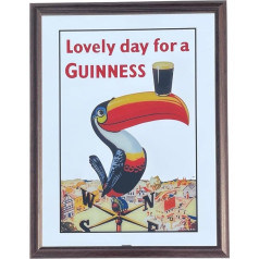 Laurie's Pub and Bar Aksesuāri Guinness 'Lovely Day for a Guinness' Mazais spogulis